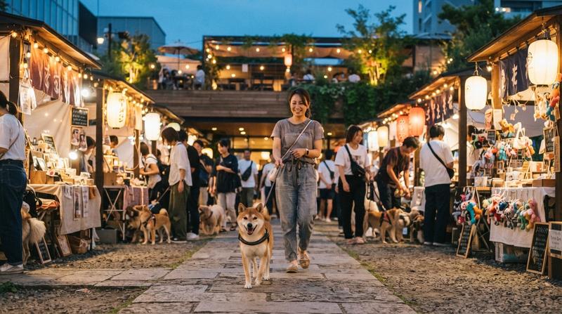 よる犬祭りテラス